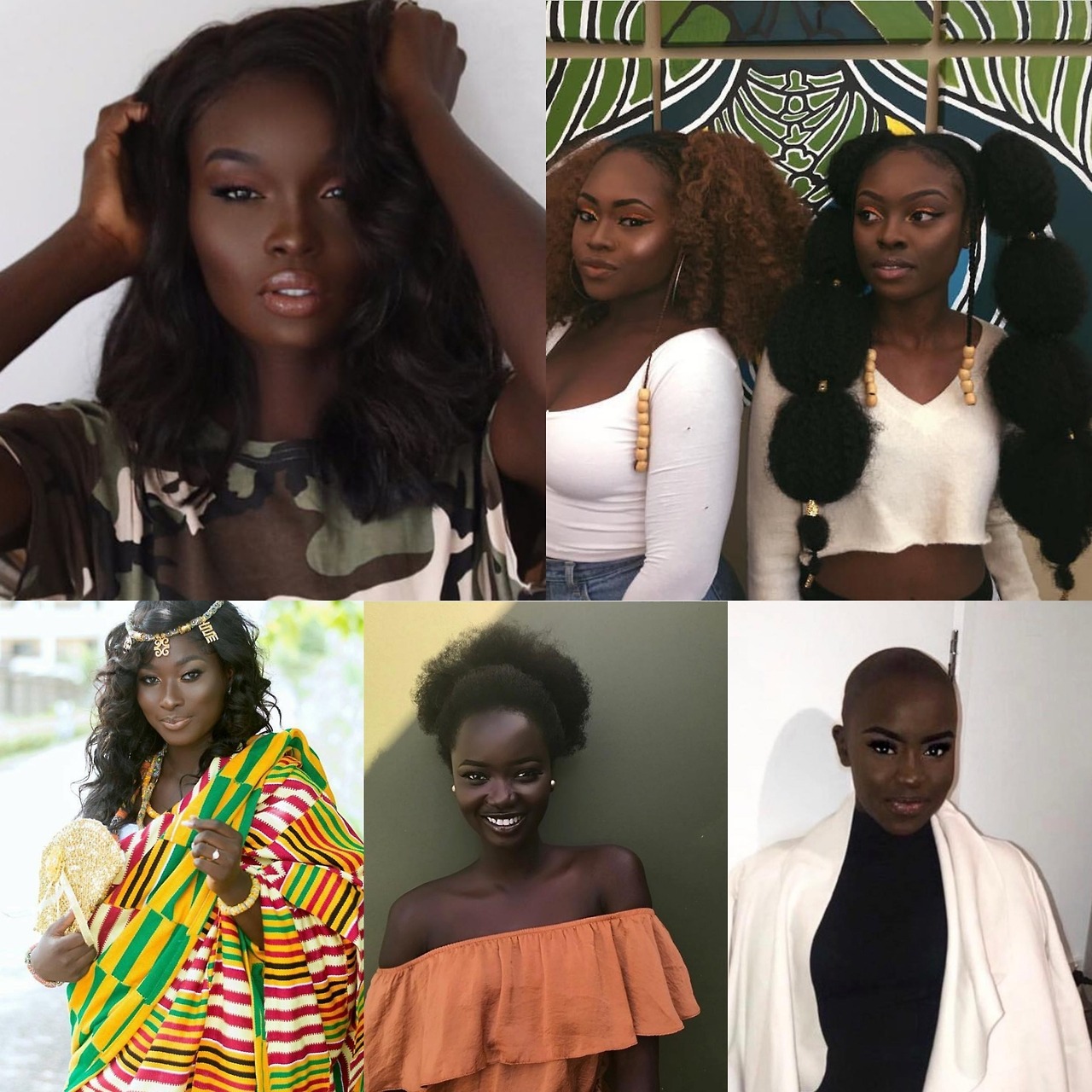 vanillascentedthot:Dark skin beauties. 🌟