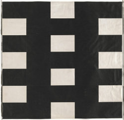 herzogtum-sachsen-weissenfels: Ellsworth Kelly (American, b. 1923), White and Black, 1952. Cut-and-pasted paper, 48.2 x 49.5 cm. 