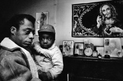 24hoursinthelifeofawoman:  “It is certain, in any case, that ignorance, allied with power, is the most ferocious enemy justice can have.” ― James Baldwin James Baldwin with Abandoned Child, Durham, North Carolina, 1963 from the book Steve Schapiro: