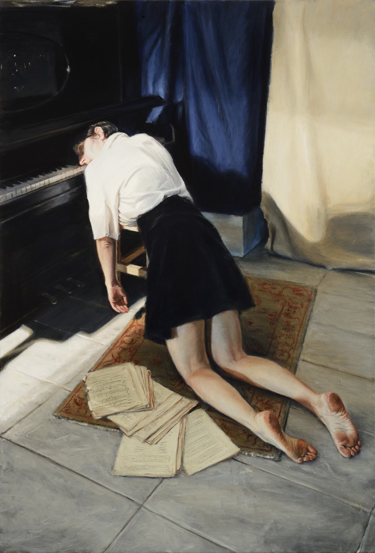 jareckiworld: Miroslav Polách  -  Etude   (oil on canvas, 2015)