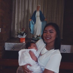 Officially proud Godmother of Hayley Vy Nguyen ☺️☺️#goddaughter