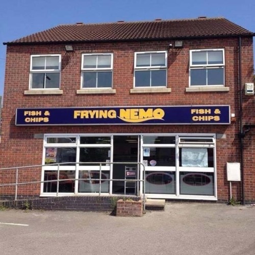 mexicoofficial:  wander-to-the-stars-above:  karenhurley:  Funny and creative restaurant names   funny? these are genius  FRYING NEMO 