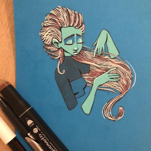 #experimenting With #blue Paper 8))) #markers #ink #pesco #artwork #character #sketchbook Https://www.instagram.com/p/CMK-OEJDo18/?igshid=yrqjh2ruig6t