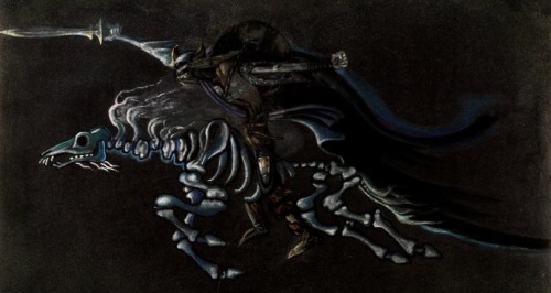 Concept Art By Kay Nielsen For The “Night On Bald Mountain” Sequence From Disney’s FANTASIA (1940).