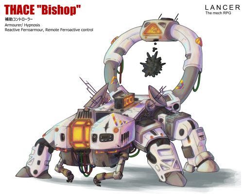 The Thace Heavy Support Frame "Bishop" Began Development When An On-mission Squad Encountered A Prototype