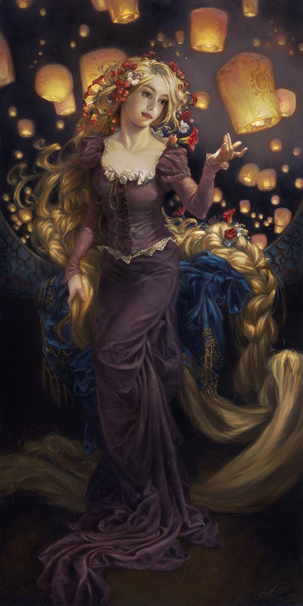 pixalry:   Disney Character Oil Paintings - Created by Heather Theurer   