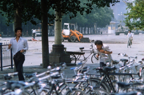 The Tiananmen Square protest from a different viewpoint, Beijing, China, June 4th, 1989