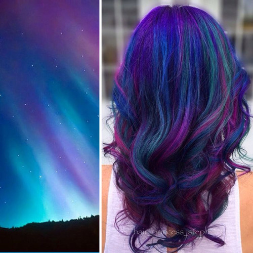Porn Pics culturenlifestyle:  Galaxy Hair Trend Inspired
