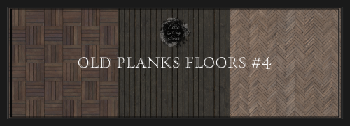 Floor setAll texture maps are from www.textures.comConverted to alpha and for The Sims 4 by meInclud