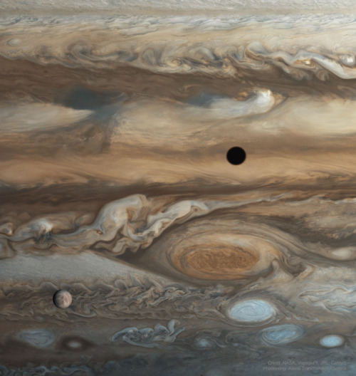 Europa And Jupiter From Voyager 1: Alexis Tranchandon / Solaris