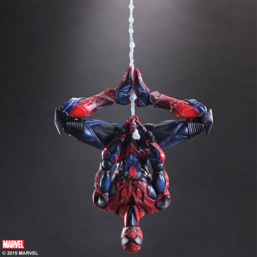 fyeahalbumofstuffilike: Variant Play Arts Kai - Marvel Universe Spider-Man What I think, looking at 