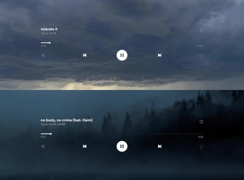 replayfootsteps: ️evermore lyric videos + spotify aesthetics️