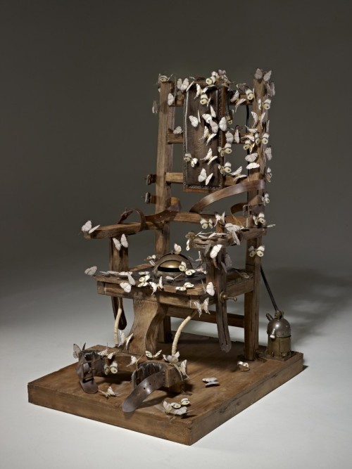 Electric Chair with Butterflies, by Bertozzi &amp; Casoni.