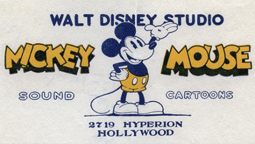 gameraboy:  Walt Disney company logos from 1924 through 2009. Via d23.com. 