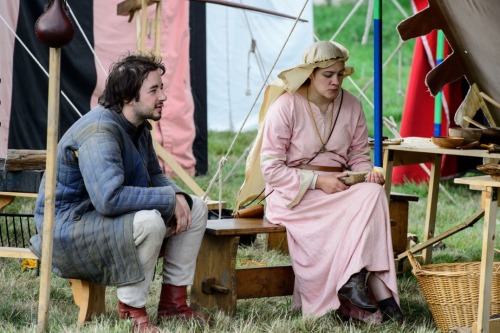 A peaceful moment in camp at Kenilworth Siege 2013