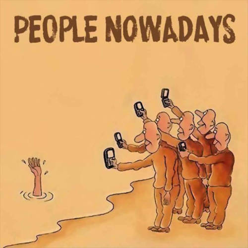 lordbees:  blazepress:  27 Powerful Images That Sum up How Smartphones Are Ruining Our Lives   one picture that sums up the 27 powerful images I didnt bother to look at 