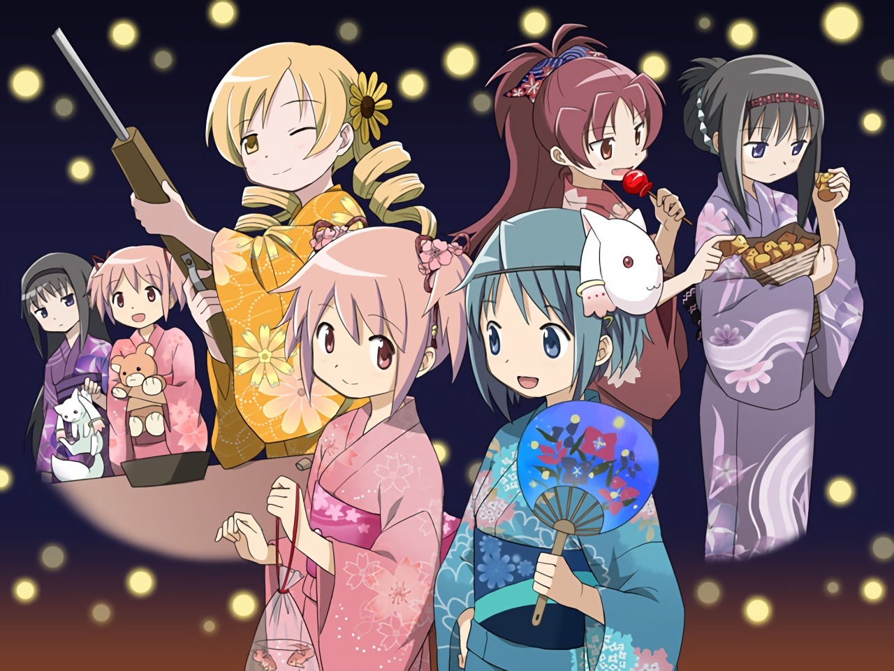 hourai:  Official art from Puella Magi Madoka Magica Online 