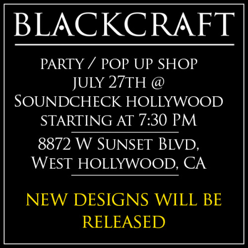 To celebrate our first birthday as a company we are having a popup shop/party in HollywoodSpace wi