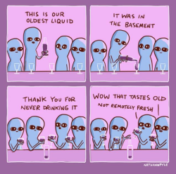 roberttheglitcherino:  graceking: I love these comics by Nathan W. Pyle. I am absolutely positive if aliens tried to blend in this is what they’d end up looking like 