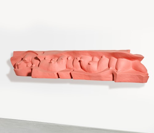 Louise Bourgeois  1911-2010 Mamelles, 2003  Pigmented urethane rubber   51.7 x 304.8 x 50 cm. | 20 ¼