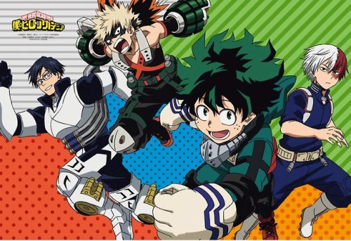 inactivenobody:    My Hero Academia Season 3   Animedia May 2018 poster scan  