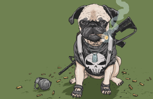 iamasf:  DOTMU: Dogs of the Marvel Universe by Josh Lynch 