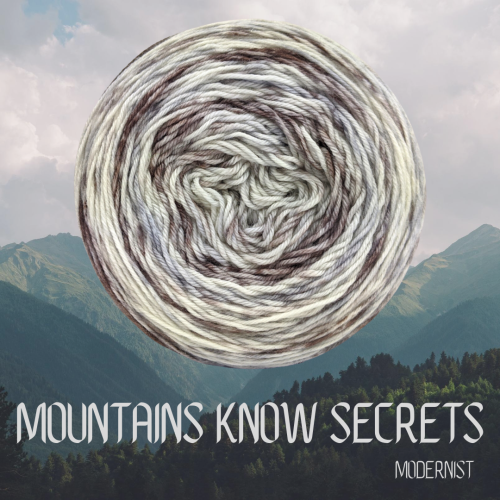 Arriving to Knitcircus today! The Mountains Know Secrets modernist is a beautiful neutral colorway t