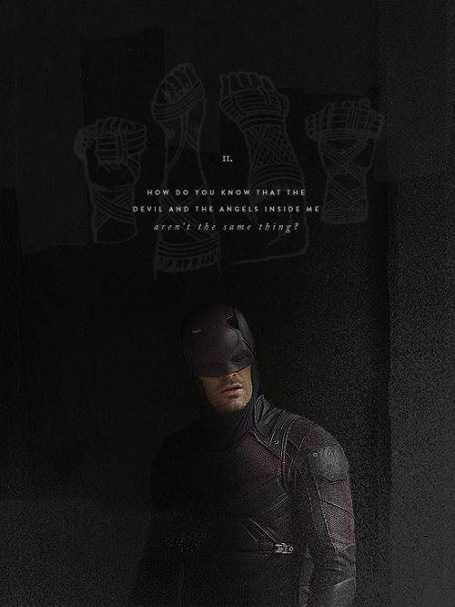 fadedtoblue:#mattelektravday  |  day 5  |  “philautia” (daredevil appreciation)without this, i’m not