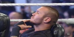 ambreignstrain:  Randy “No Fucks to Spare” Orton (Smackdown, May 7, 2015)