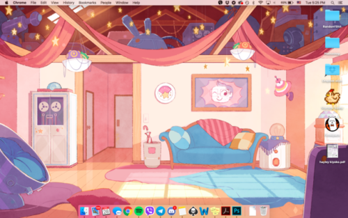 also since mac is hella cool i can add different desktops!! and i feel like this would be great for 