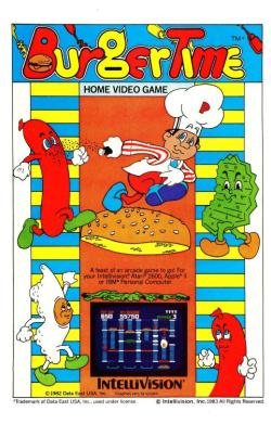 rediscoverthe80s:  Burgertime ad (Data East, 1982)