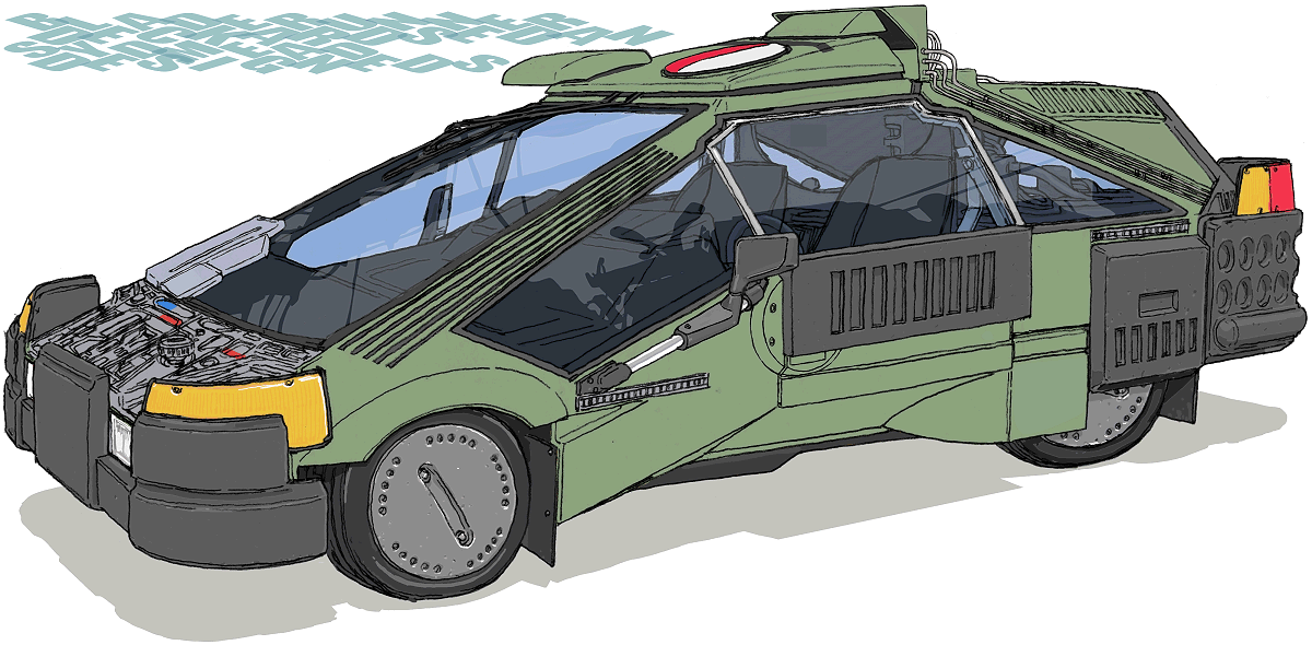 rocketumbl:  Blade Runner    Deckard’s Sedan   1608 