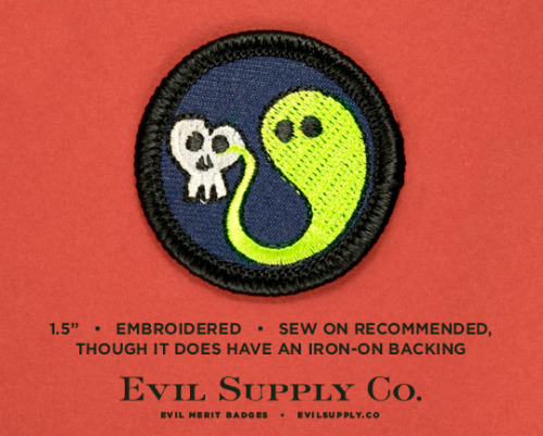 Raise the Dead evil merit badge ($3.00)Whether your eldritch horror is a ghost, wraith or revenant, 