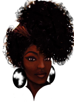 Fyblackwomenart:  Miss Sunshine. Acrylic On Canvas.digitally Altered/Edited