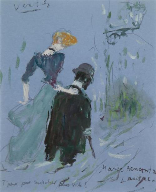 Marie recontre Lautrec , 1952Marcel Vertès (French, 1895–1961)