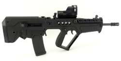 fmj556x45:  Israel Weapon Industry Tavor SAR 5.56mm caliber carbine. 16” bullpup carbine with ME PRO 21M sight. 