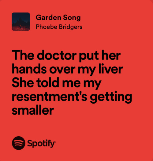 Gastronomy - Jessica Poli / Garden Song - Phoebe Bridgers / Growing Sideways - Noah Kahan / Nobody Likes