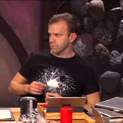 army-of-bee-assassins:raghels:Many Faces of Liam O’brien as Caleb Widogast. (1/2/…)[gif descriptions