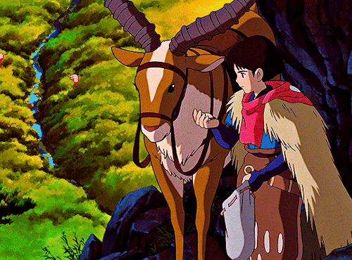 dailyanimatedgifs:It’s you and me, bud. Always.Princess Mononoke (1997)Pooh’s Grand Adventure (1997)