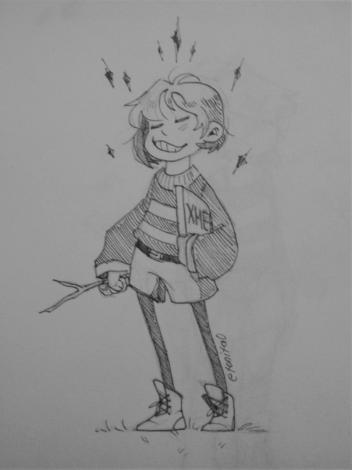 I Started This By Wondering How Much Different Frisks Can I Draw And Finished It With Two Fanart Drawings.