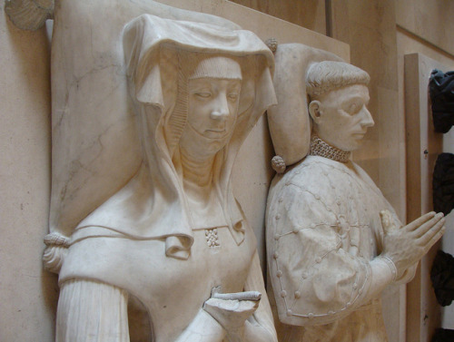 Effigies of Pierre de Navarre (d. 1412) and Catherine d'Alençon,Duchess of Bavaria (d.14