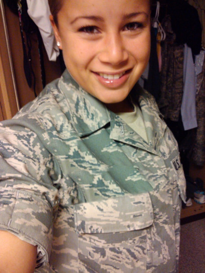 usmilitarysluts:  Air Force AB loves taking selfies.