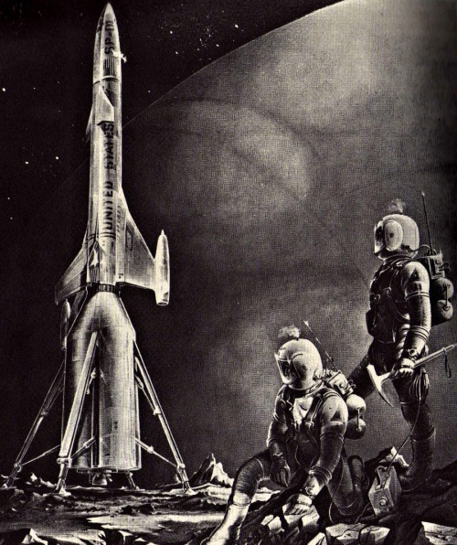 sciencefictiongallery:  Roy Scarfo - Deimos, 1967.
