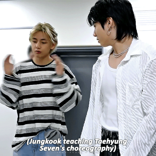Taehyung Came To Support Jungkook