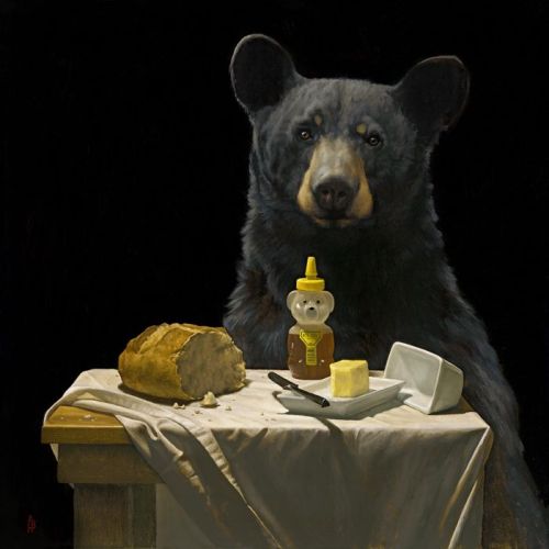 electronicgallery:Honey Bear by Aaron Brent Harker