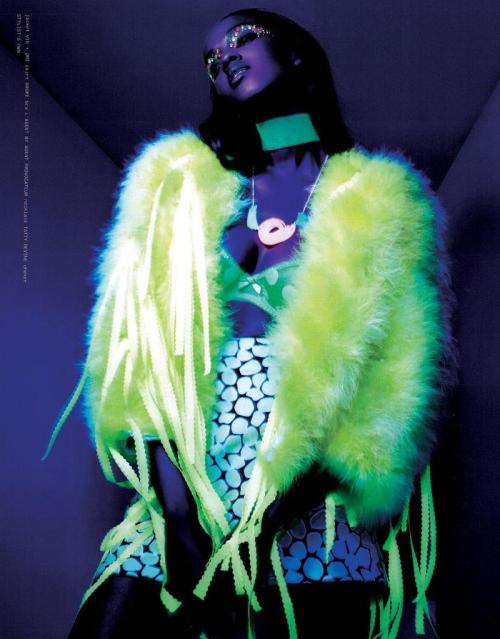 midnight-charm: “Glow” Leila Nda photographed by Rankin for The Hunger Magazine Fall / W