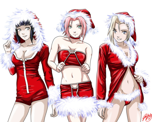 Naruto Xmas - December PinUp by jadeedge