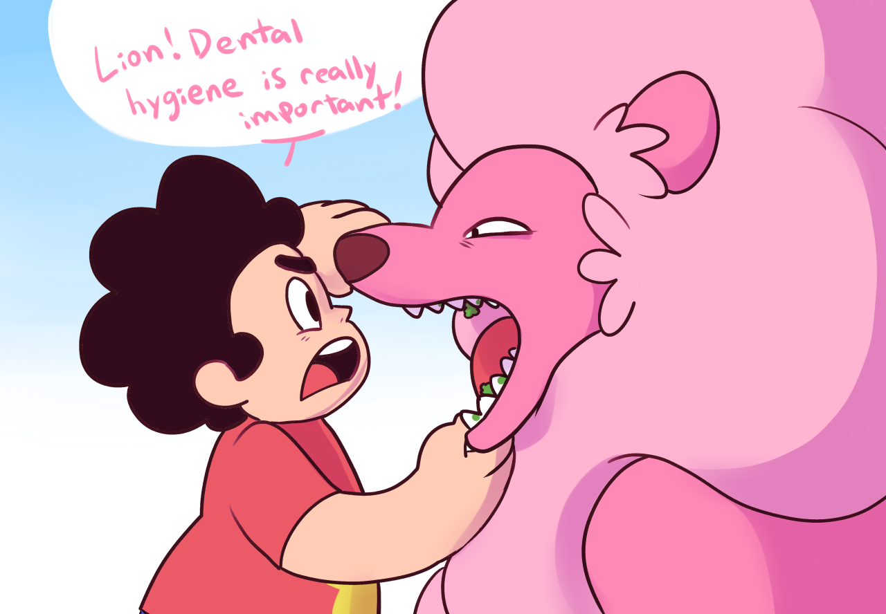 luvlymilk:  Steven Quartz Universe &amp; Lion
