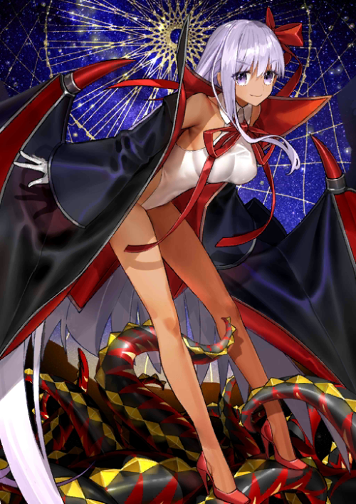 i-scream-for-fate:  Moon Cancer class BB summer version for the Servant Summer Festival in FGO including the Little Devil’s Egg skin.  Illustrator: Wada Arco