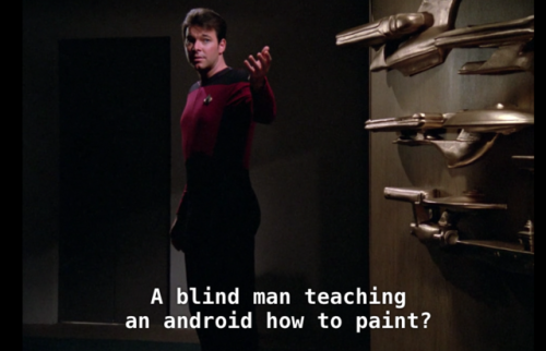 lastvalyrian: deannaboi: trekmemes: yallgottoes: let them live, riker stop interrupting their date, 